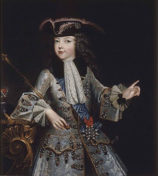 Portrait of a young Louis